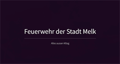 Desktop Screenshot of feuerwehr-melk.at