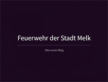 Tablet Screenshot of feuerwehr-melk.at